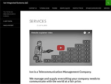 Tablet Screenshot of ionintegratedsystems.com
